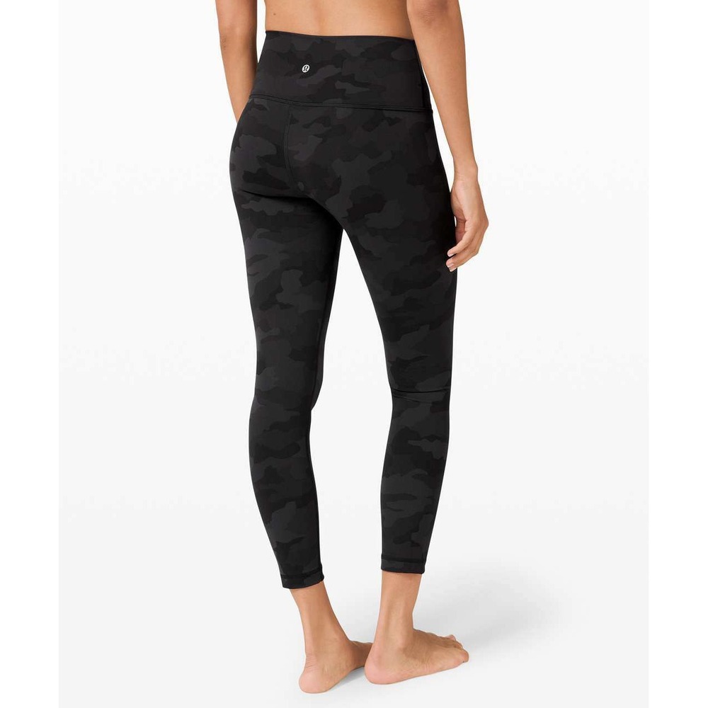 Lululemon Wunder Under High-Rise Tight 25 Full-On Luxtreme Black Camo Size 8